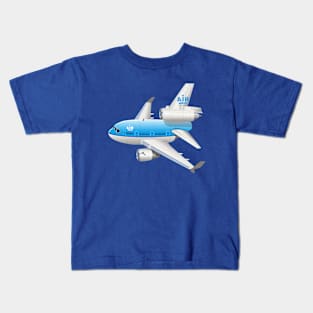 Cartoon airplane Kids T-Shirt